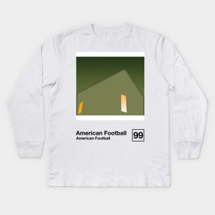 American Football / Minimalist Graphic Artwork Design Kids Long Sleeve T-Shirt